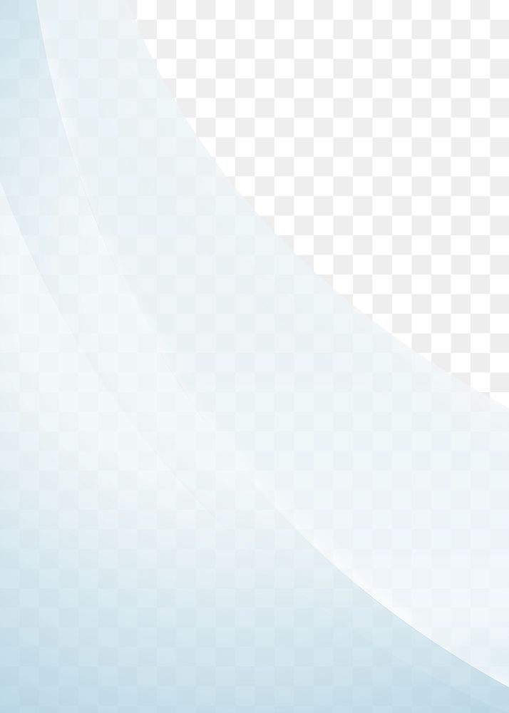 Blue abstract gradient wave png background