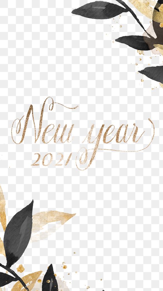 New year 2021 sticker  transparent png 
