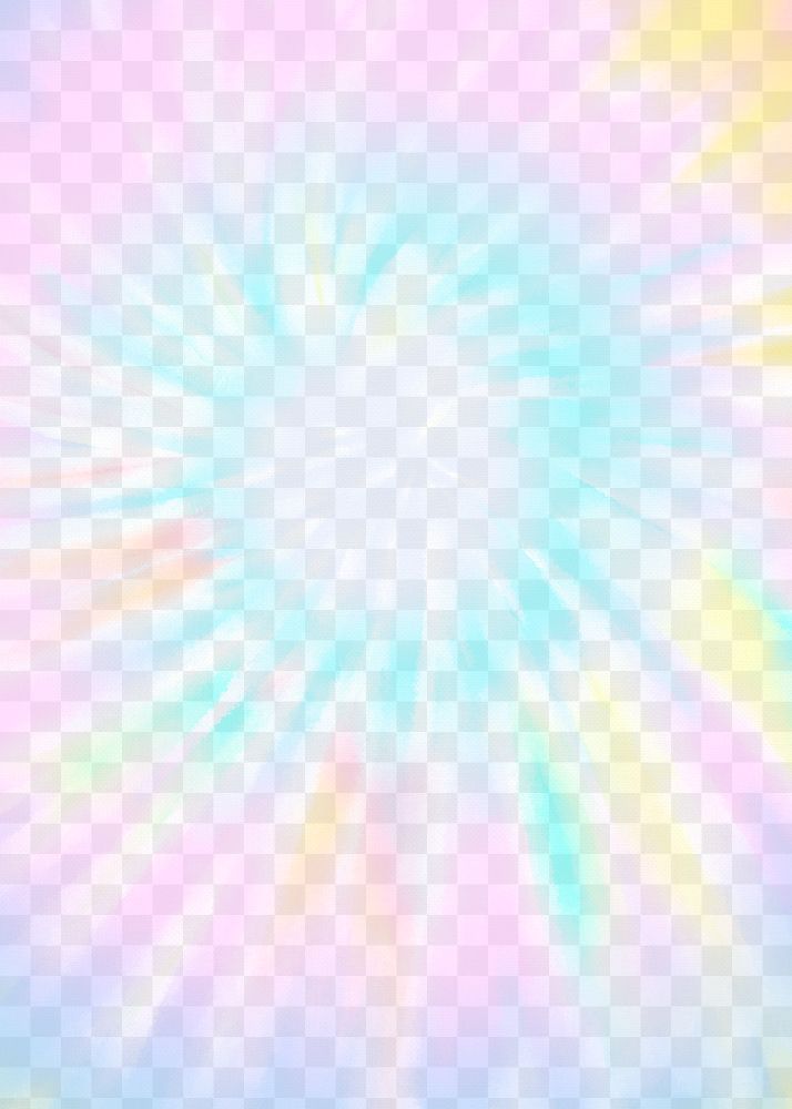 Pastel tie dye png  transparent background