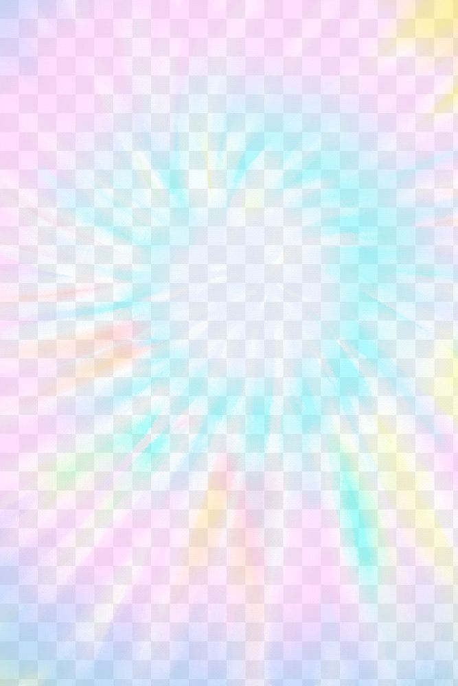 Pastel tie dye png  transparent background