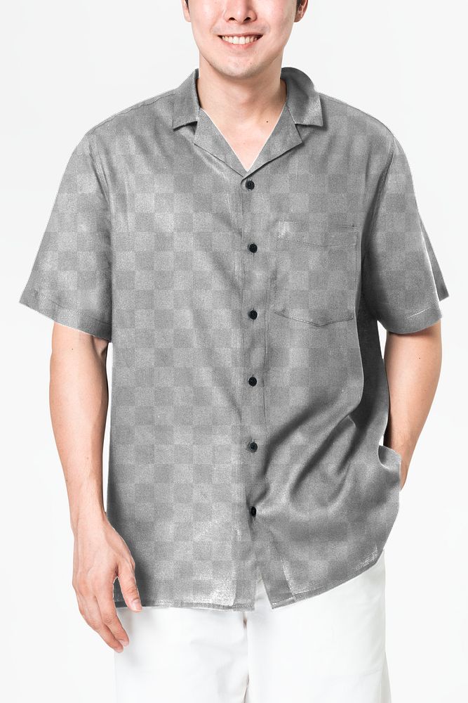 Shirt png mockup transparent men’s casual wear