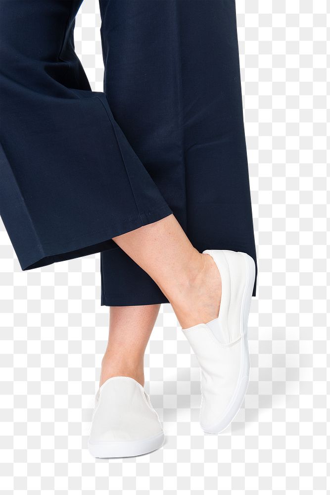 Png plain sneakers white mockup unisex streetwear fashion shoot