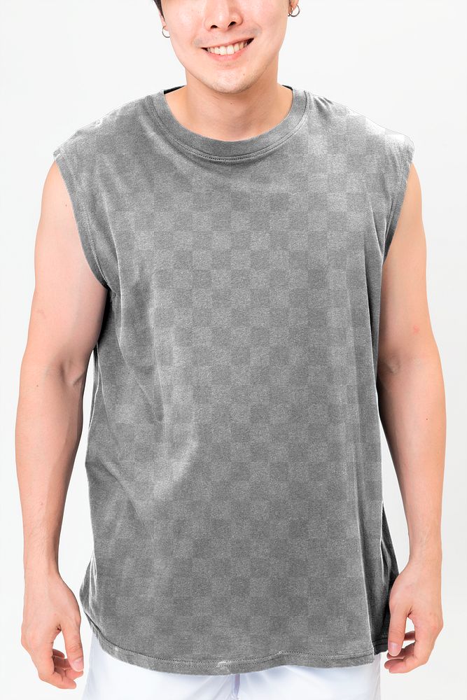 Png tank top mockup transparent men&rsquo;s sleepwear apparel