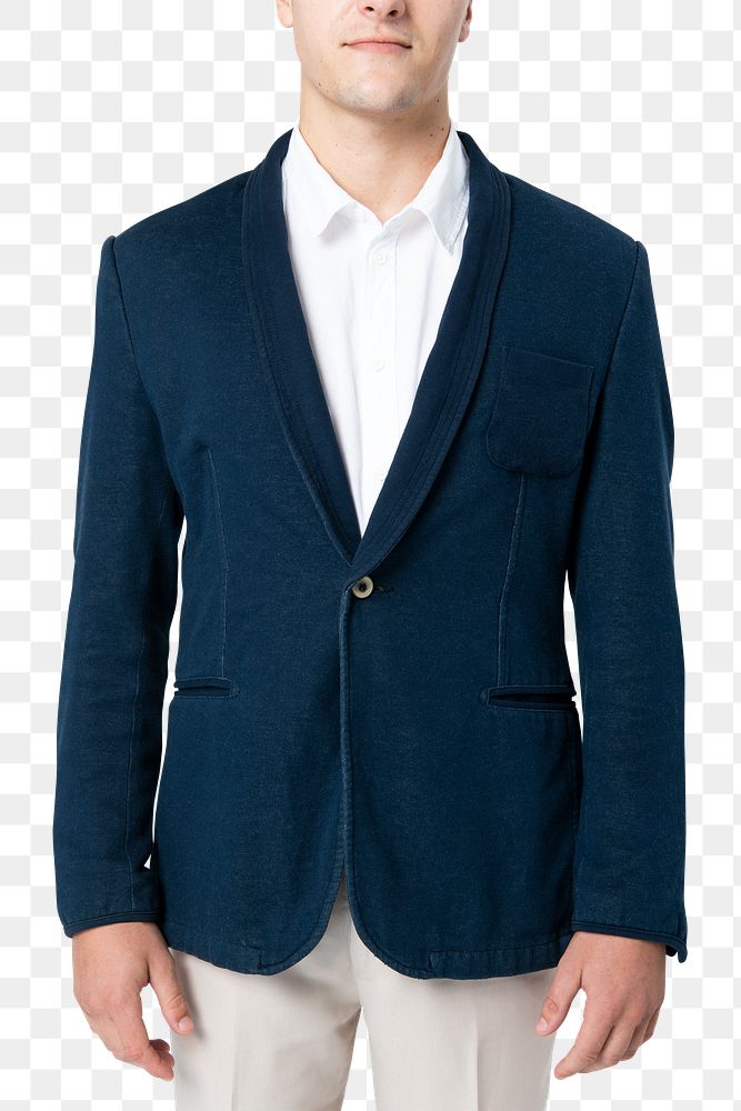 Png navy suit mockup business menswear apparel photoshoot