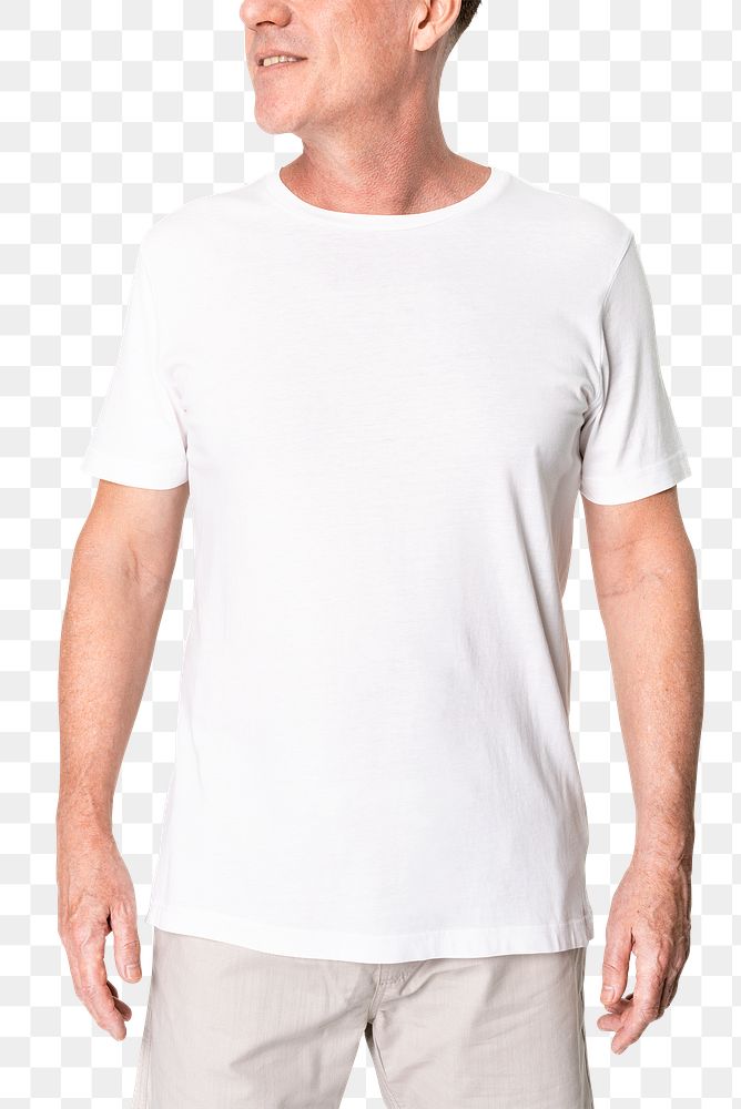 Png shirt mockup on transparent background