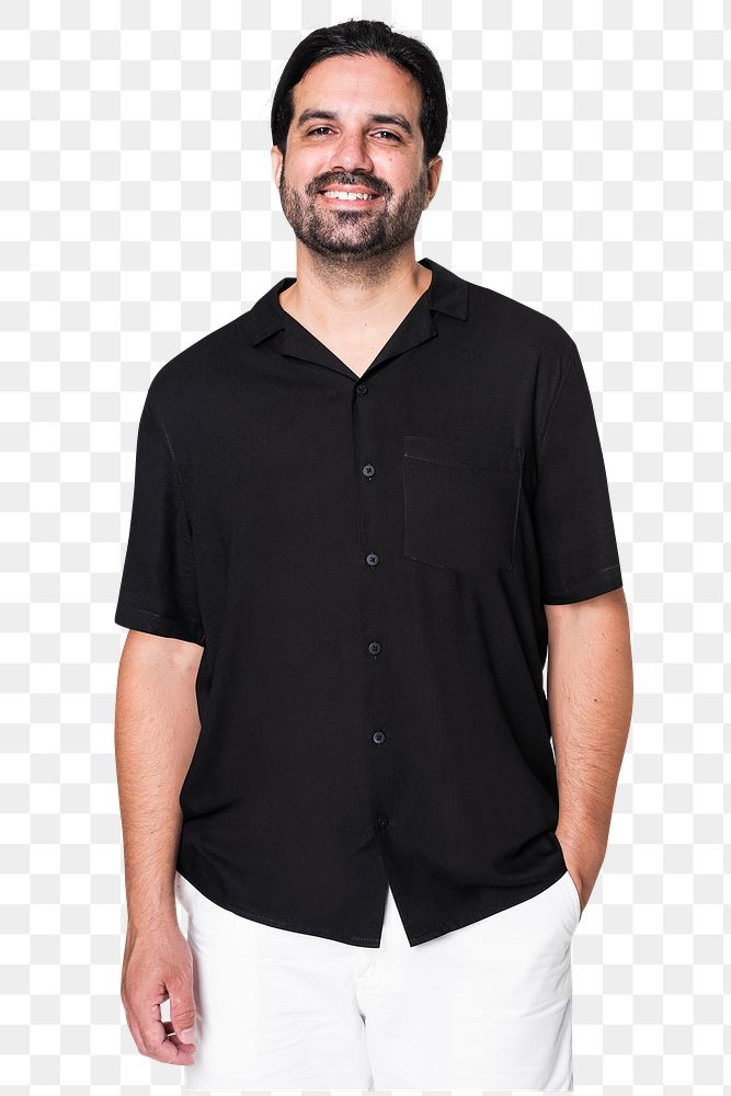 Png long-sleeve shirt mockup on transparent background 