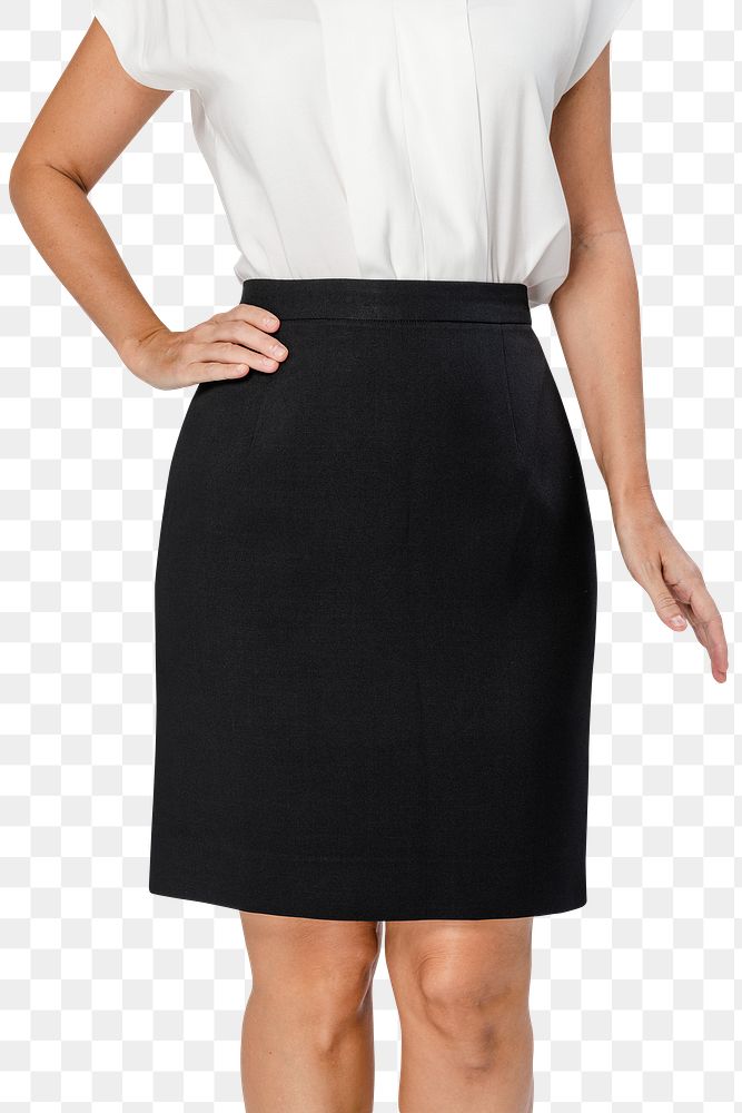 Png formal outfit mockup on business woman