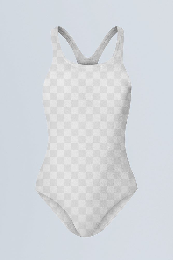 Png transparent one-piece swimsuit mockup women&rsquo;s summer apparel