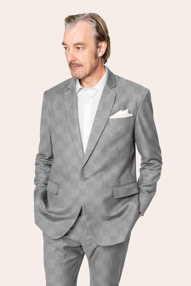 Business suit png transparent mockup formal apparel