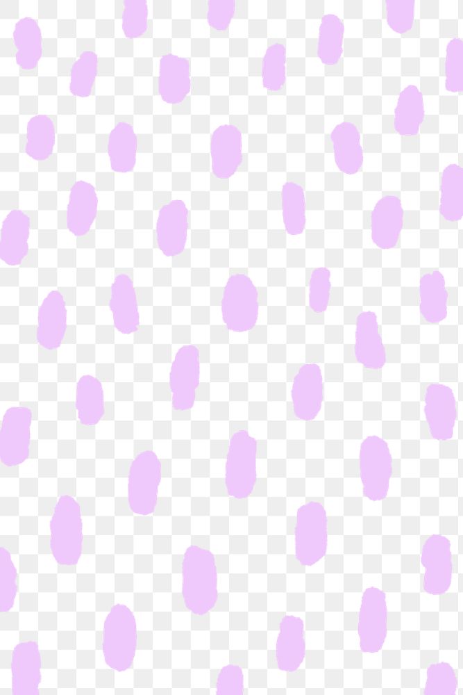 Png purple dots pattern on transparent background in purple