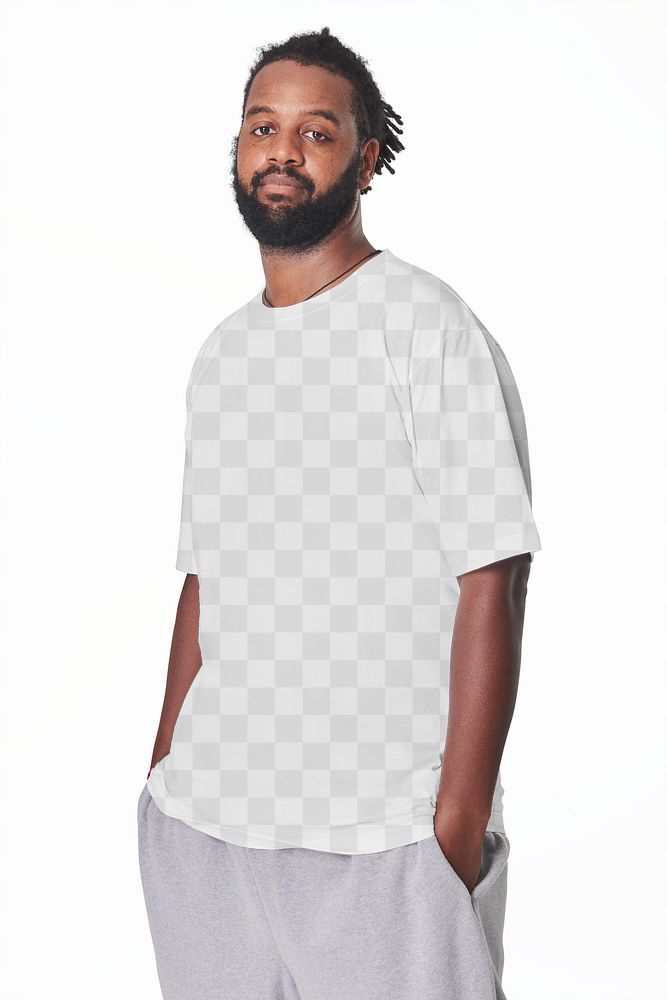 T-shirt PNG mockup men&rsquo;s apparel fashion