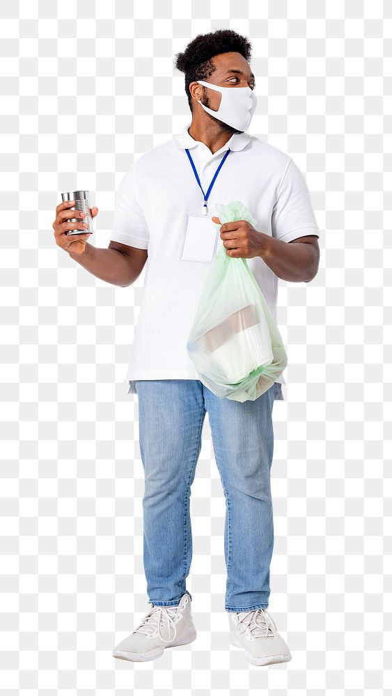 Png Beach cleanup volunteer mockup during the new normal