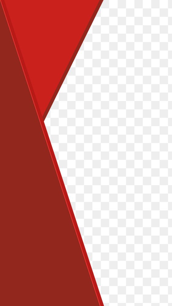 Red png border in abstract design