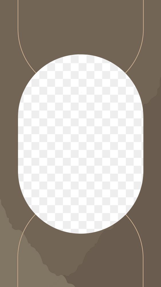 Frame png in brown muted tone