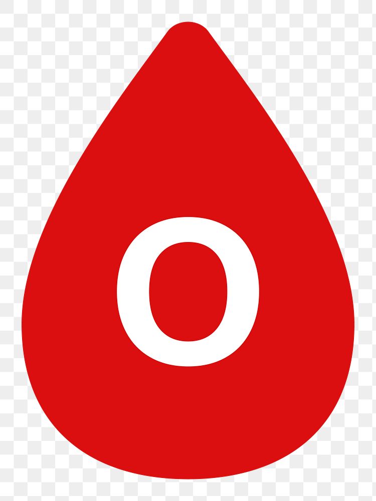 O blood type png icon red health charity illustration