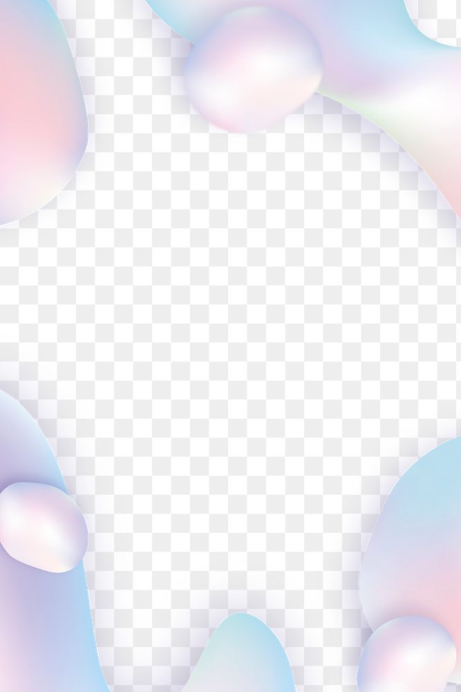 Holographic frame png background, pink abstract design