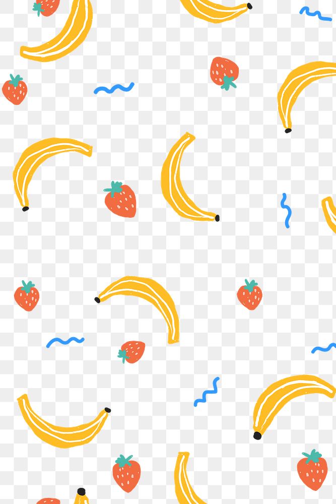 Fruits PNG background, cute transparent pattern