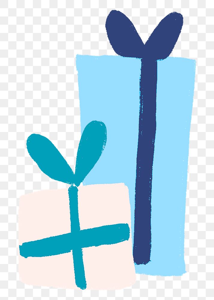 Birthday gift PNG sticker, celebration illustration