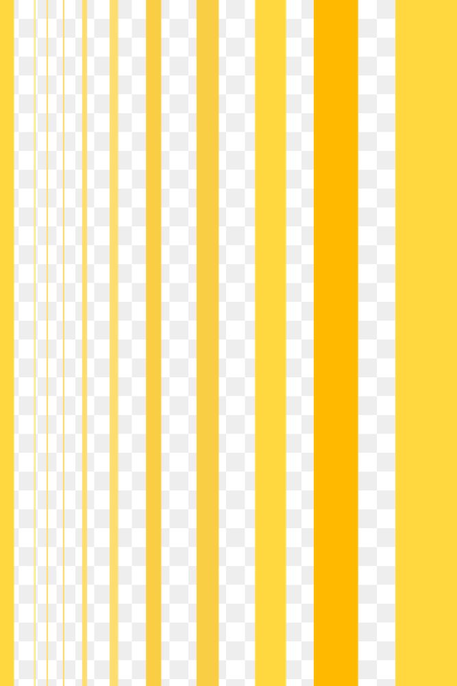 Yellow striped background png transparent, colorful pattern, cute design