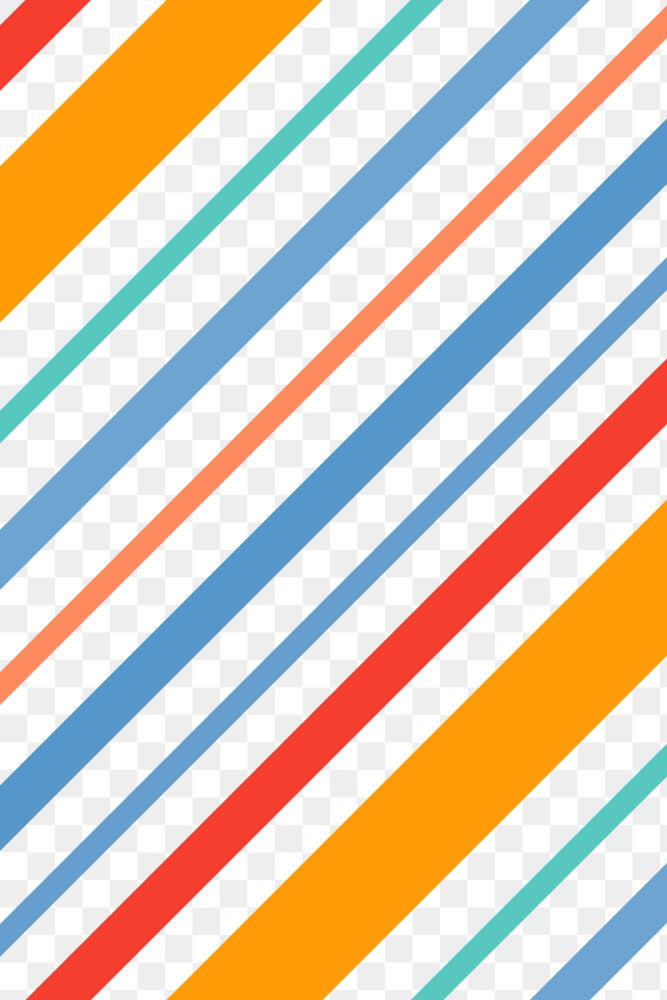 Cute striped background png transparent, orange colorful pattern