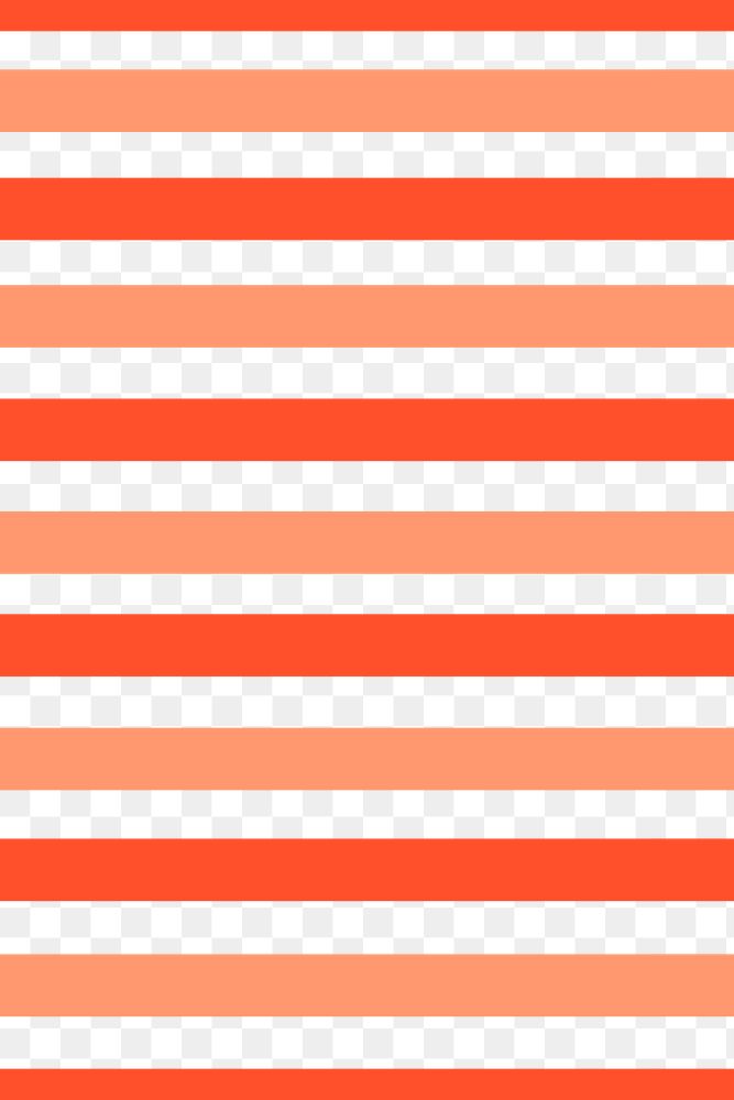 Orange striped background png transparent, colorful pattern, cute design