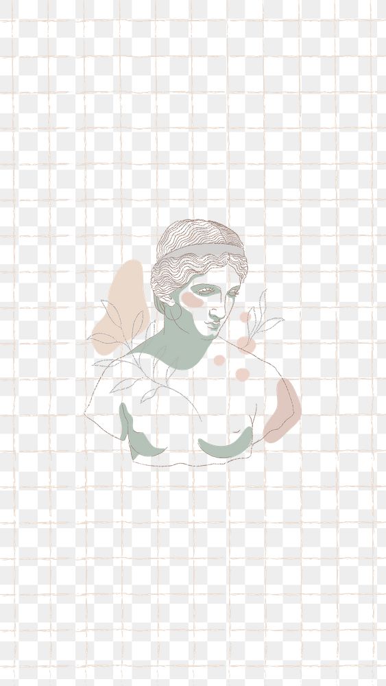 Aesthetic png transparent background, Greek goddess