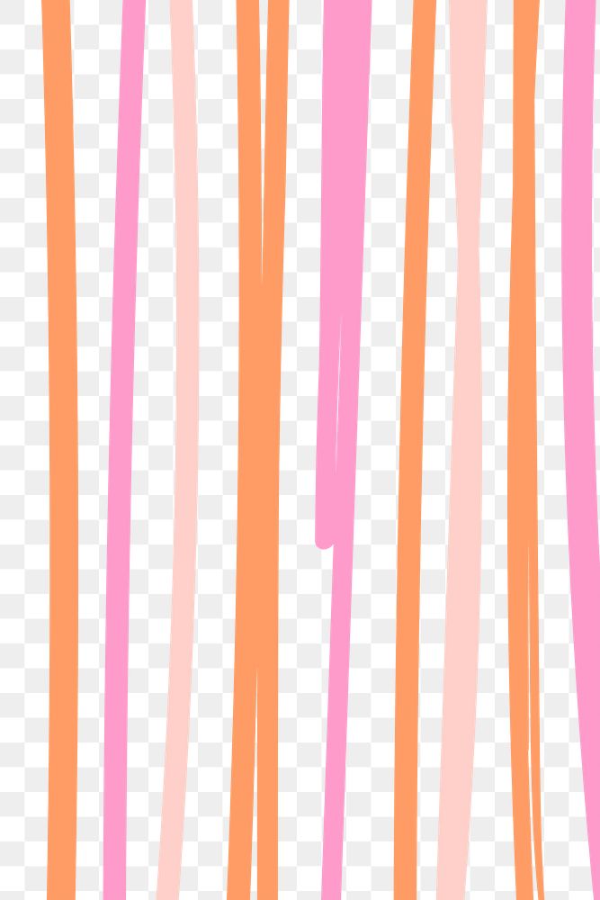 Pink stripes png pattern, cute design in transparent background