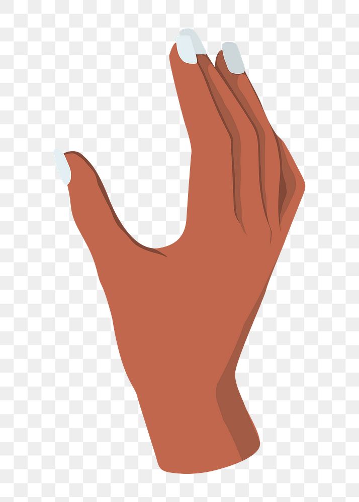 Hand gesture png sticker illustration design