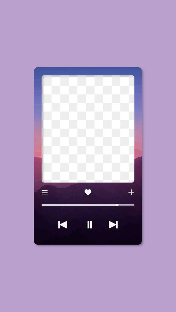 Aesthetic png MP3 player frame, | Premium PNG - rawpixel