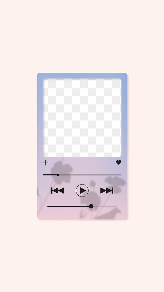 Aesthetic png MP3 player frame, | Premium PNG - rawpixel