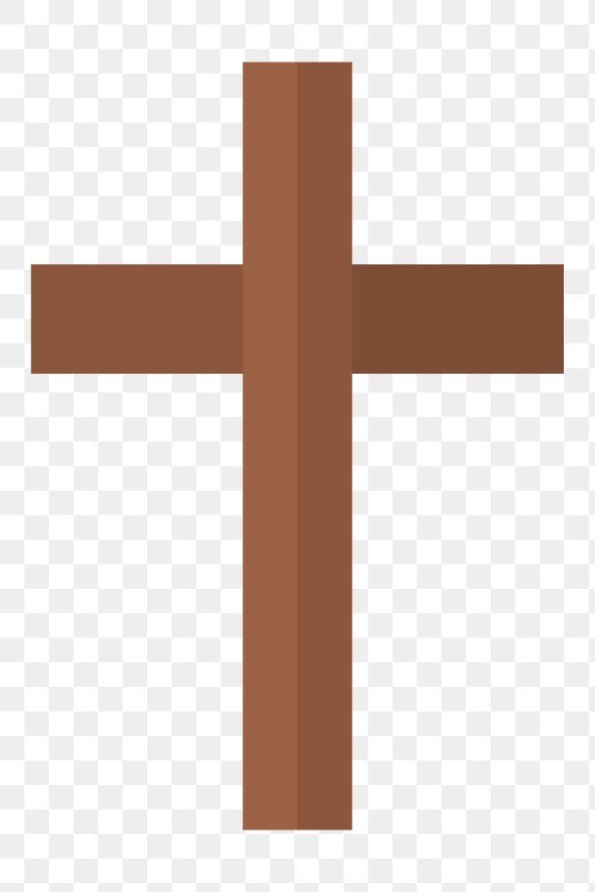 The Christian cross design element