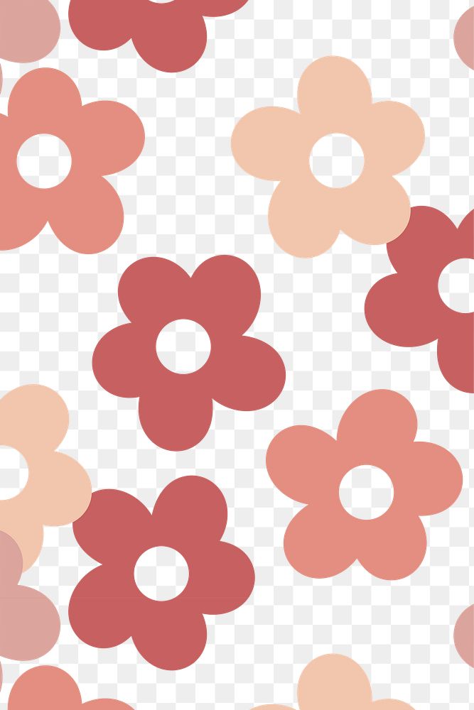 Pink floral seamless patterned transparent png, free image by rawpixel.com  / Chayanit