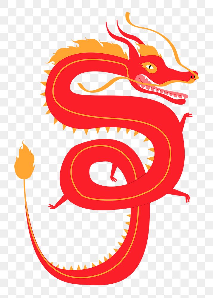 Dragon Chinese zodiac symbol png cute diary sticker