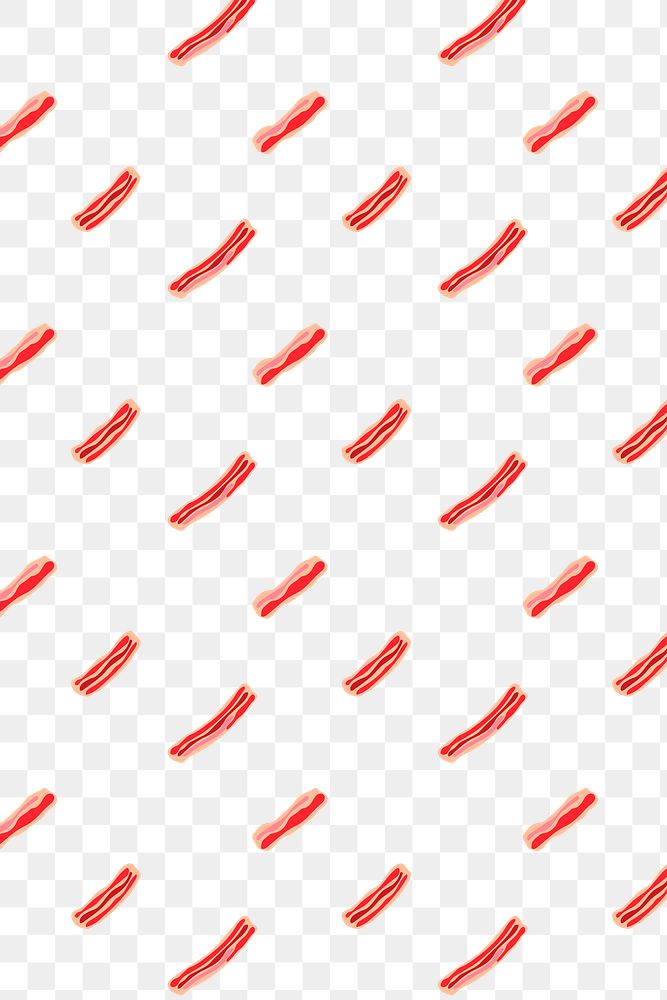 Png bacon pattern transparent background