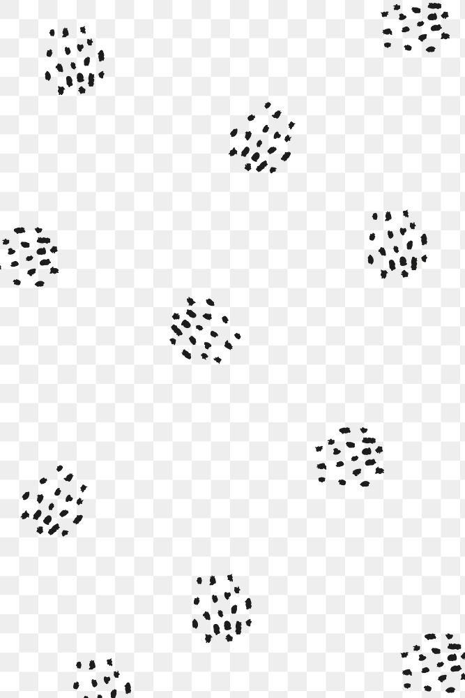 Black dot patterned background design element