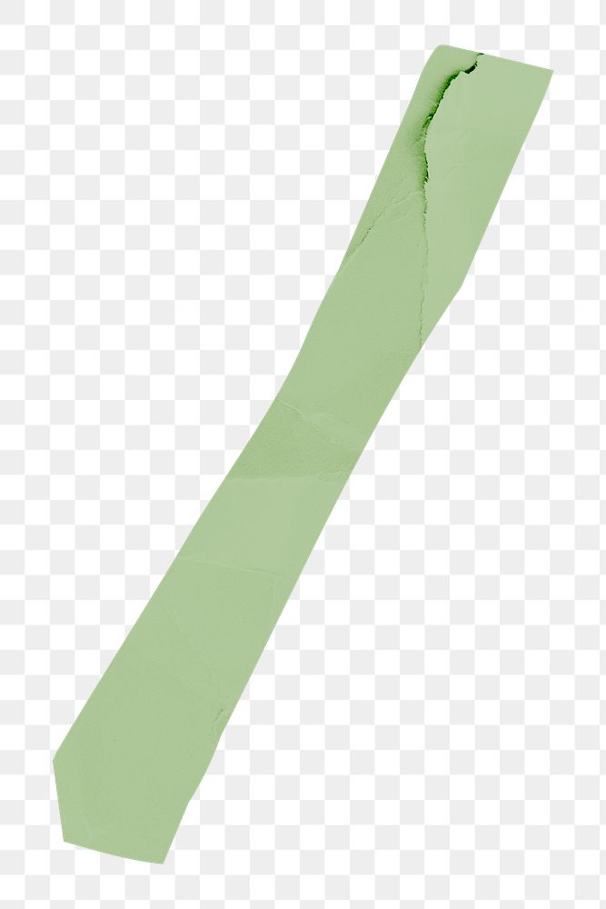 Png green slash paper cut symbol