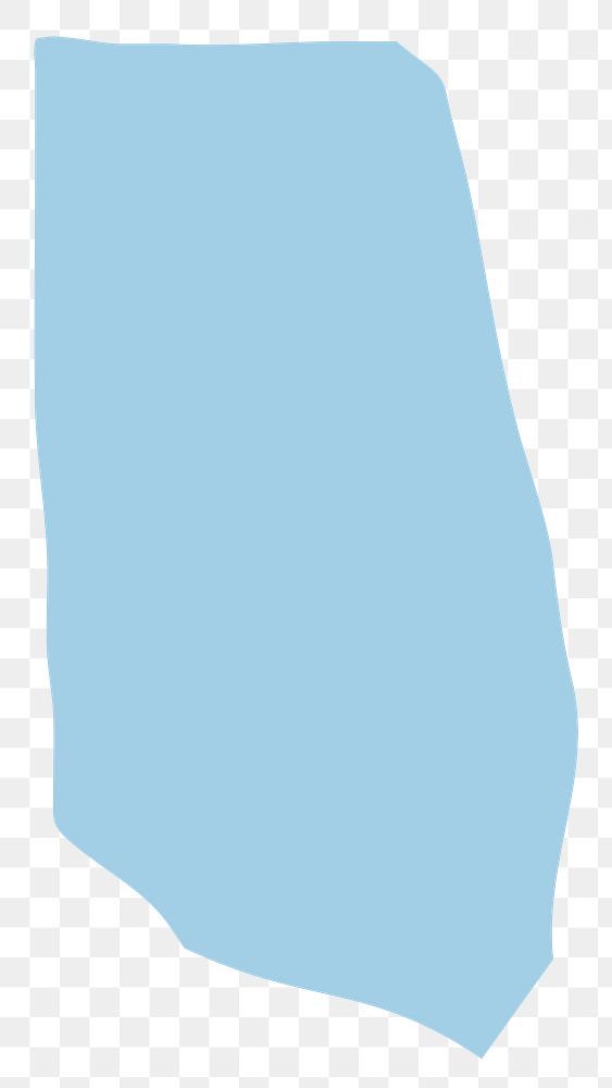 Light blue shape png with design space