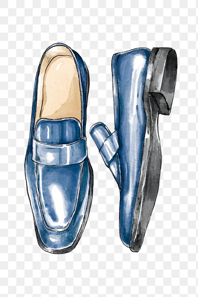 Men's loafer png shoes fashion sticker
