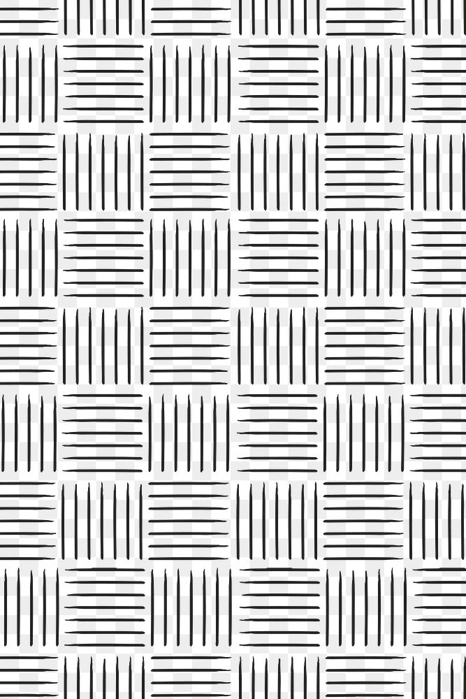 Png pattern of striped ink brush texture transparent background