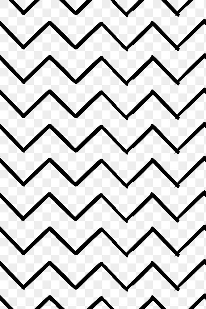 Png pattern of chevron ink brush texture transparent background