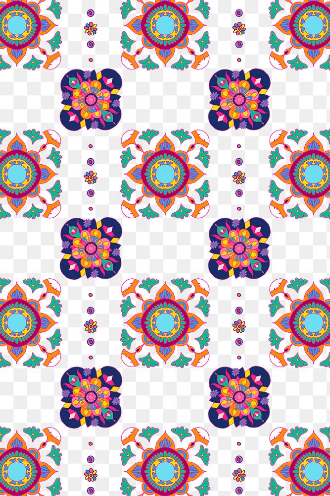 Diwali Indian mandala png pattern background