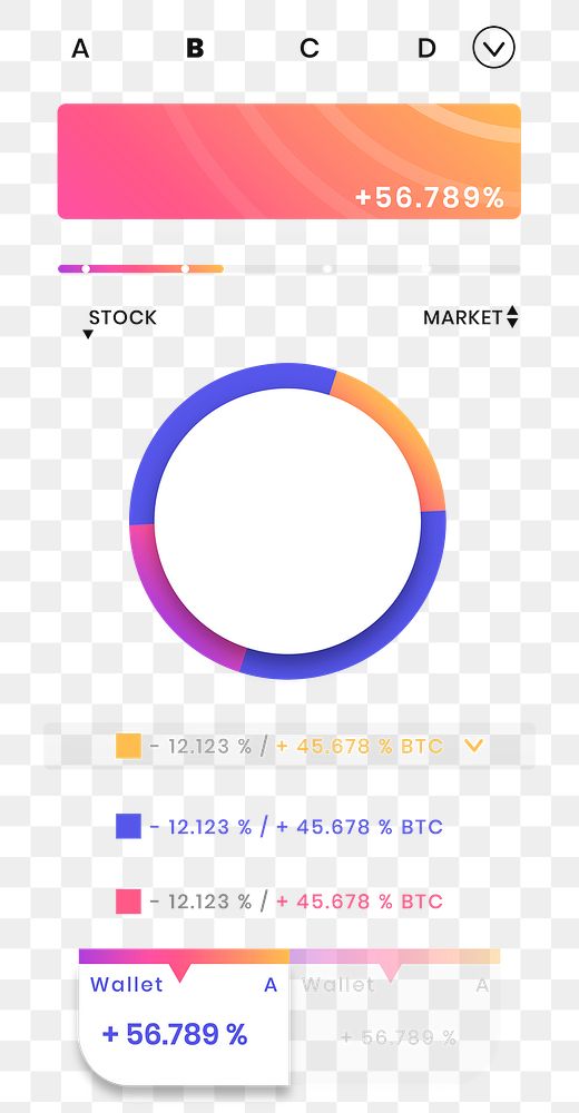 Personal stock portfolio application png