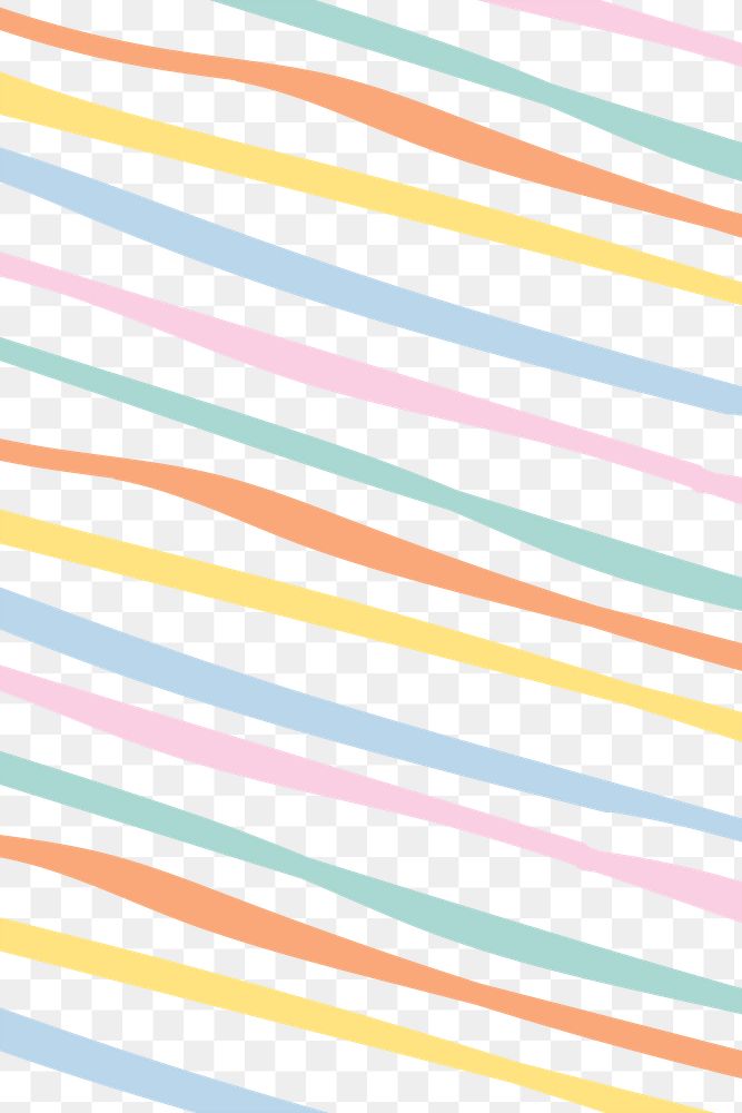 PNG pastel stripes pattern transparent background