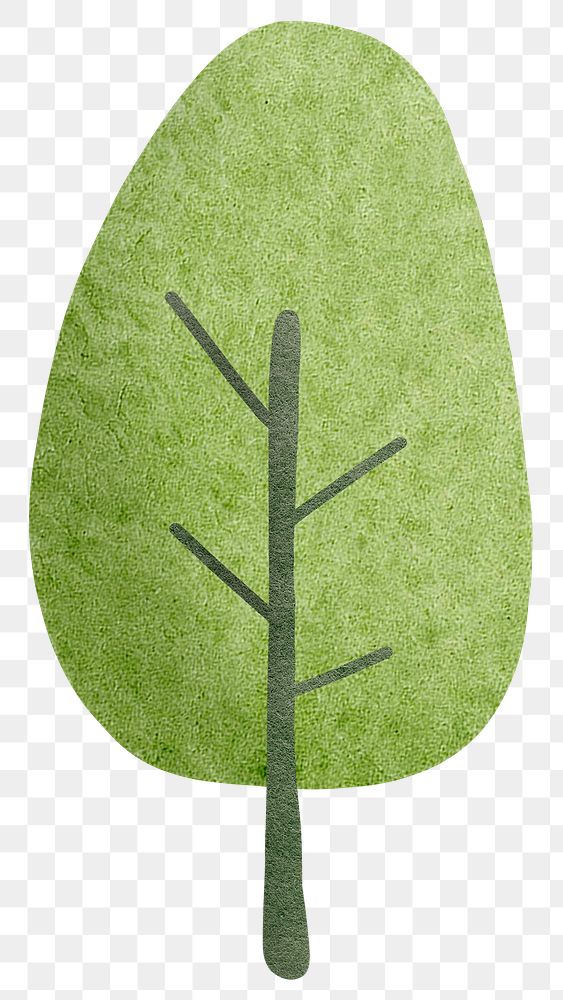Tree png in watercolor design element