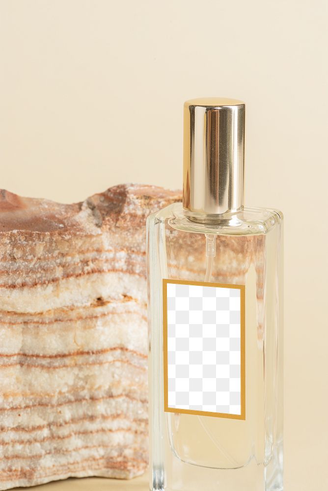 Blank perfume glass bottle design element