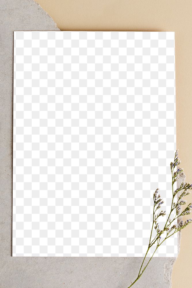 White invitation card design element