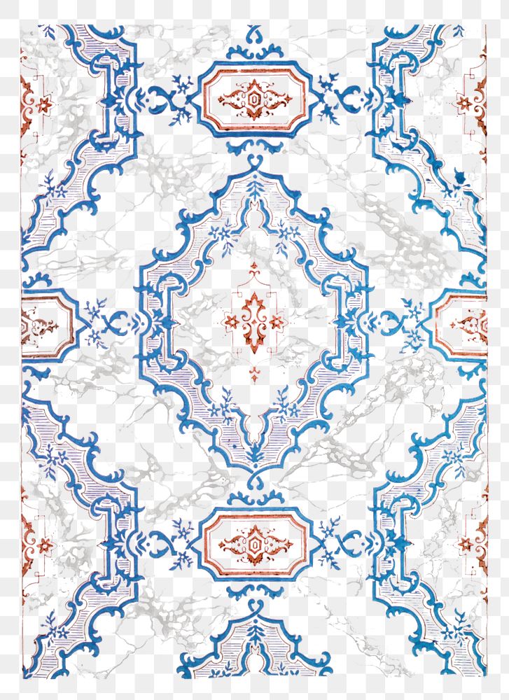 Vintage pattern wallpaper design element