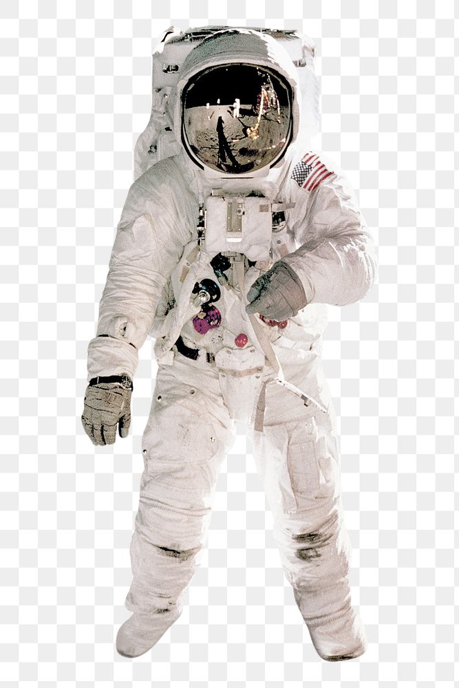 Astronaut png sticker, job, profession, transparent background