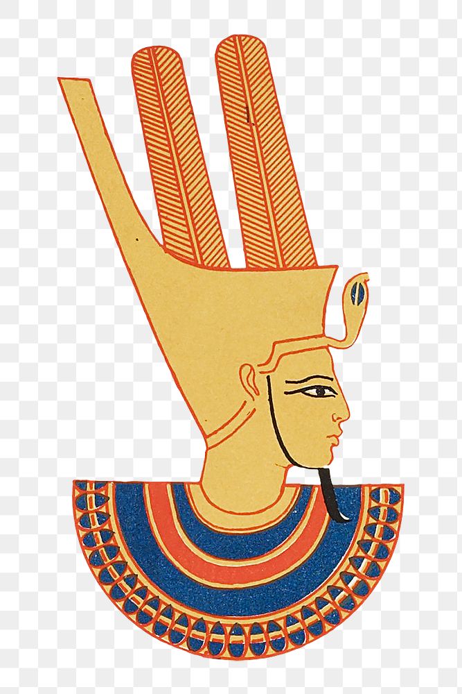 Ancient Osiris Egyptian god png sticker