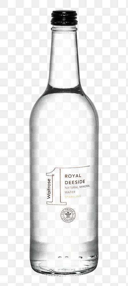 Waitrose 1 Royal Deeside natural sparkling water. JANUARY 29, 2020 - BANGKOK, THAILAND